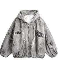 FEIDO BURST Vintage Damaged Jacket