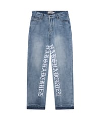 Harsh and cruel Side Written Pants