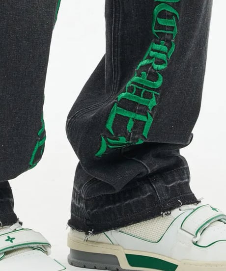 Harsh and cruel Side Written Pants