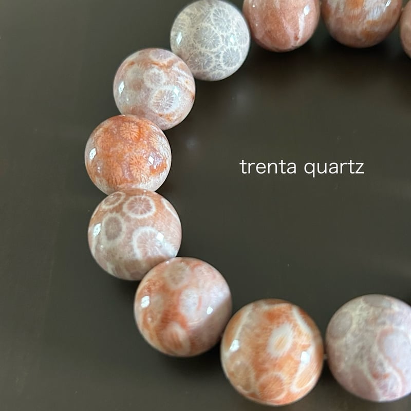 フォッシルコーラル ブレスレット | trenta quartz