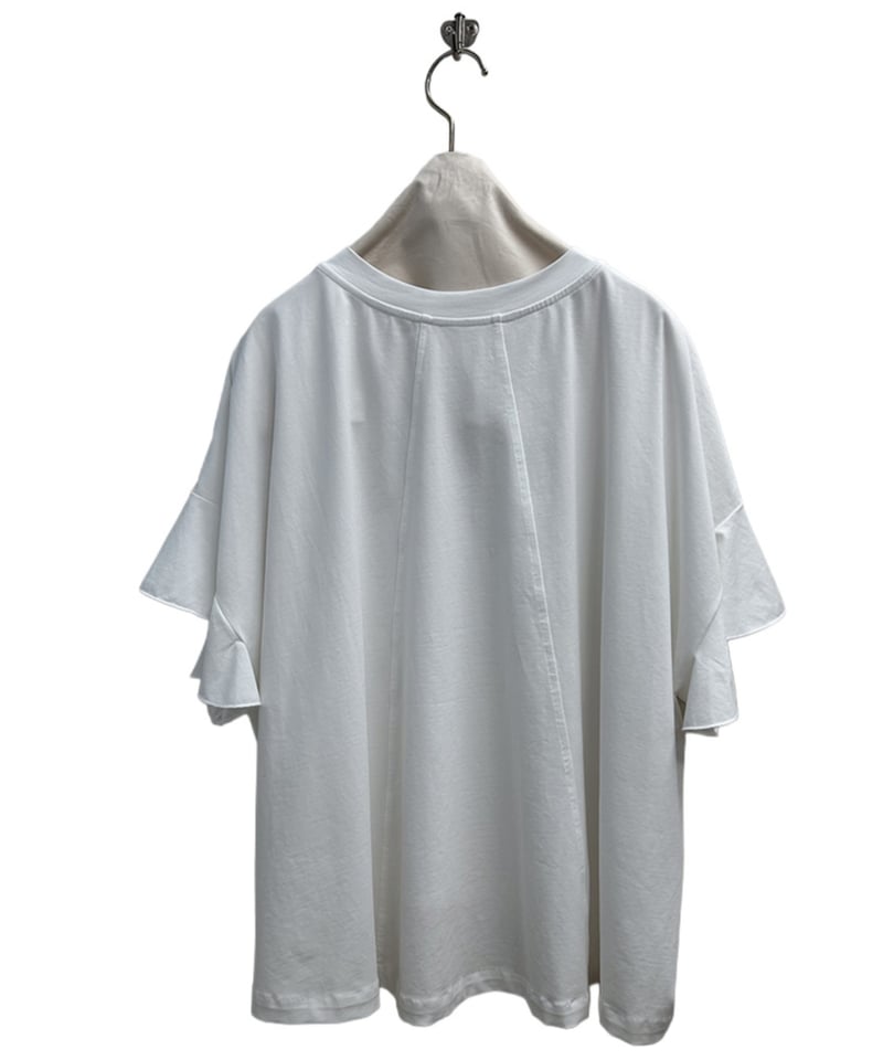 ラッフルスリーブⅤネックTシャツ ayane 2026 Summer COLLECTION
