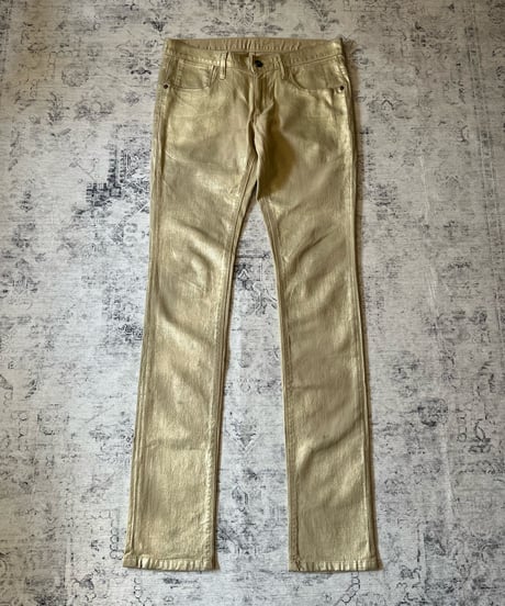 BLACKBARRETT by NEIL BARRETT Gold coating pants