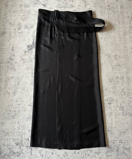 S/S 2007 Dior HOMME "WE LOOK GOOD TOGETHER" Silk Wrap Skirt