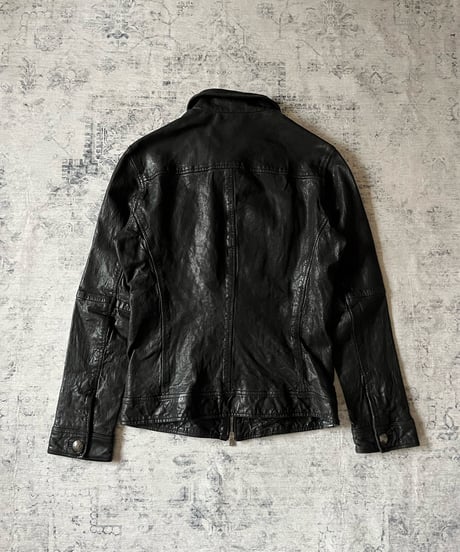 2000s Cathy Jane leather tracker jacket