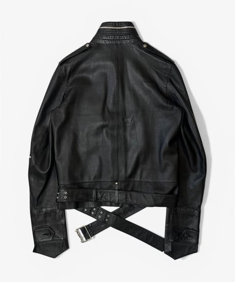 S/S 2003 DIOR HOMME “FOLLOW ME” BIKER LEATHER JACKET