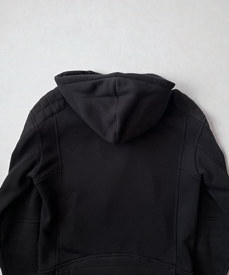 A/W 2012 BALMAIN HOMME BIKER ZIP HOODIE JACKET