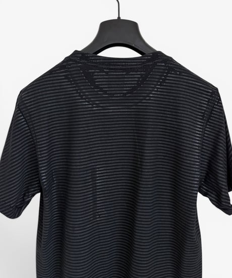 S/S 2009 NUMBER (N)INE “THE LONESOME HEROES” BORDER PRINT T-SHIRT［2］