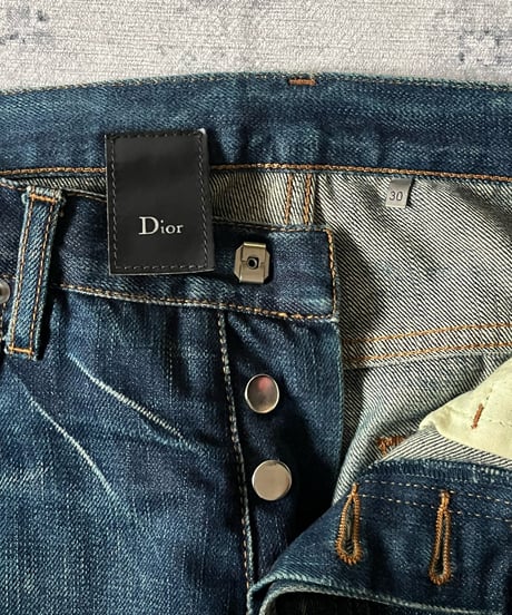 A/W 2006-2007 Dior HOMME by Hedi Slimane Spiky Wash Denim