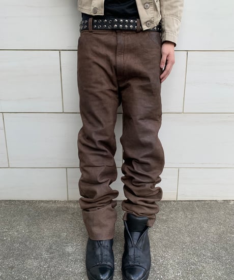 1990s Europe Goat skin pants