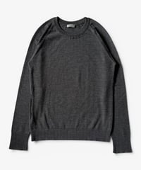 A/W 2007 DIOR HOMME “NAVIGATE” DISTRESSED KNIT SWEATER
