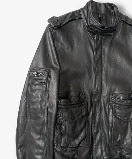 S/S 2005 DIOR HOMME “BECK” CAMPAIGN/RUNWAY LEATHER JACKET