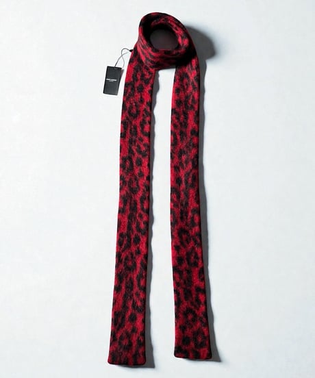 S/S 2013 SAINT LAURENT PARIS JACQUARD MOHAIR SCARF