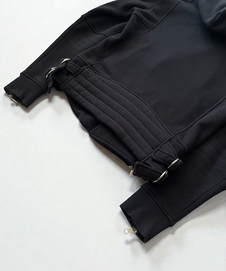 A/W 2012 BALMAIN HOMME BIKER ZIP HOODIE JACKET