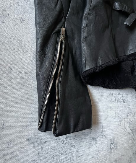 Bajra Goatskin Leather Parka