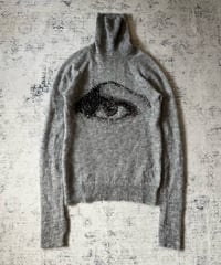A/W 2004 Dior HOMME “Future Eye” mohair knit