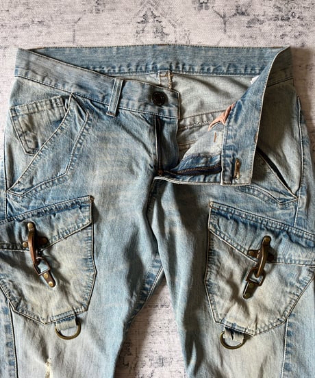 2000s RATTLE TRAP Metal parts denim