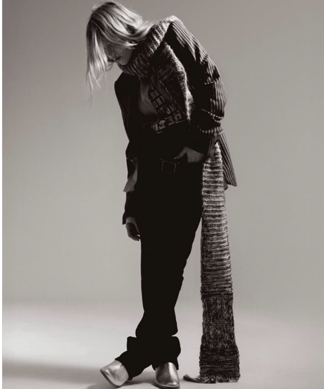 A/W 2005 DIOR HOMME “GLAM ROCK” RUNWAY MELTON WOOL SCARF