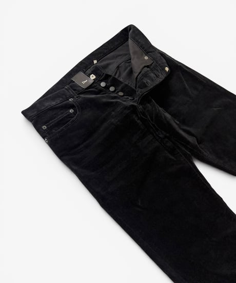 A/W 2005 DIOR HOMME “GLAM ROCK” BLACK VELVET BOOTCUT［29］