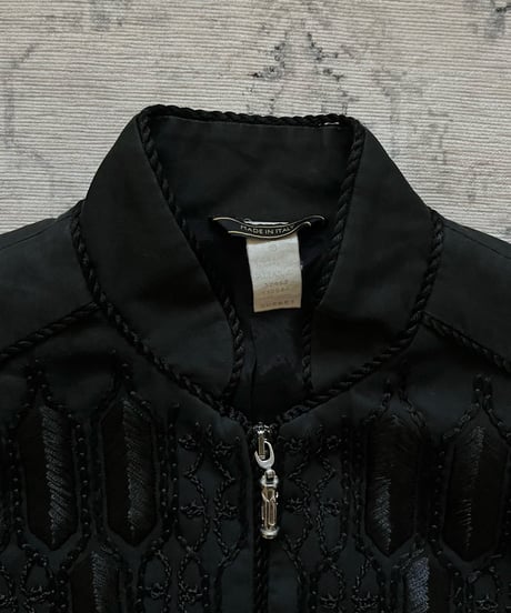S/S 1999 Versace geometric pattern jacket