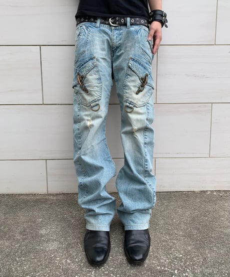 2000s RATTLE TRAP Metal parts denim
