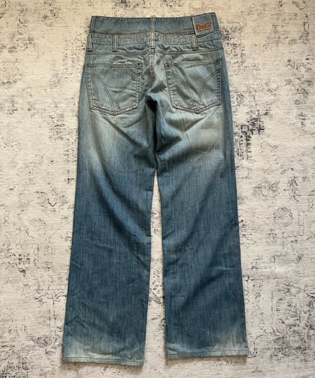 S/S 2004-2005 D&G double waist denim