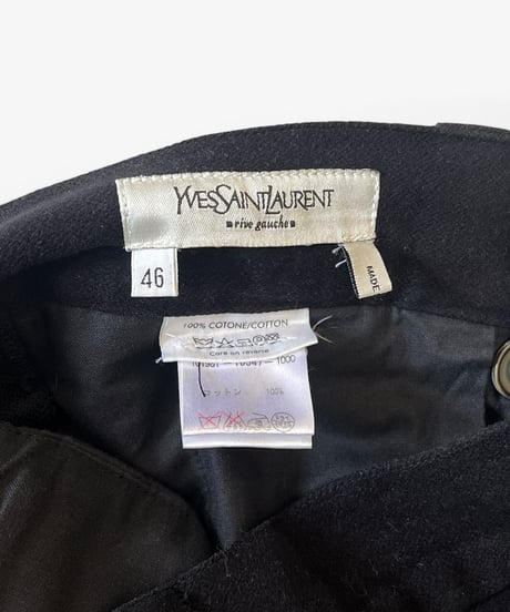 A/W 2002 YSL RIVE GAUCHE BY TOM FORD MOLESKIN BAGGY TROUSERS