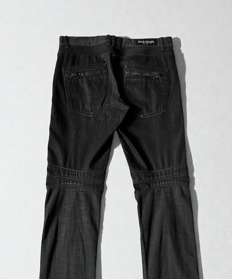 A/W 2010 BALMAIN BY CHRISTOPHE DECARNIN DAMAGE BIKER DENIM
