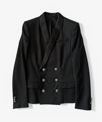 S/S 2014 BALMAIN HOMME SATIN SHAWL DB BLAZER