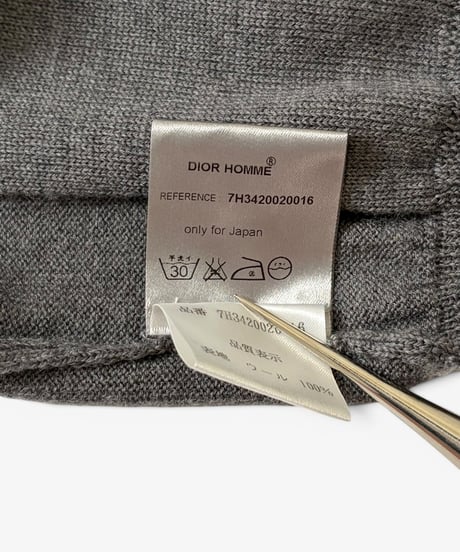 A/W 2007 DIOR HOMME “NAVIGATE” DESIGN CARDIGAN［S］