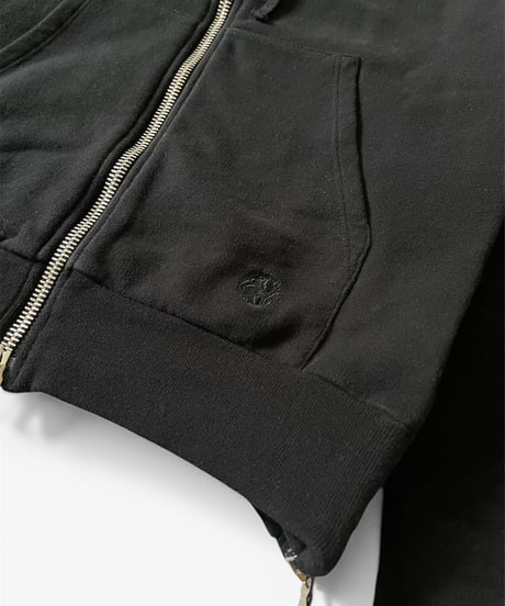 S/S 2011 BALMAIN BY CHRISTOPHE DECARNIN CREST EMBLEM ZIP HOODIE