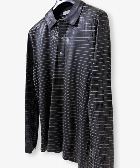 A/W 2003 DIOR HOMME “LUSTER” WAXED BORDER POLO［S］