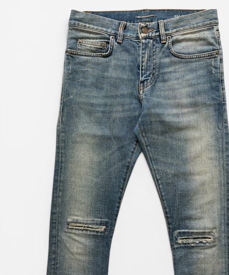 A/W 2014 SAINT LAURENT PARIS D02 DISTRESSED REPAIR DENIM［27］
