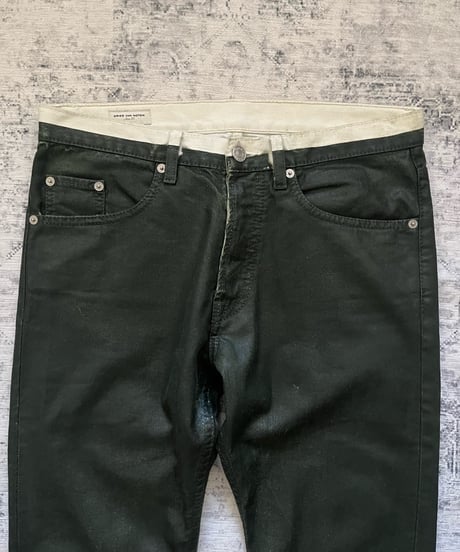 A/W 2013 Dries Van Notten Waxed denim
