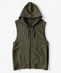 A/W 2010 BALMAIN BY CHRISTOPHE DECARNIN WIRE ZIP HOODIE VEST