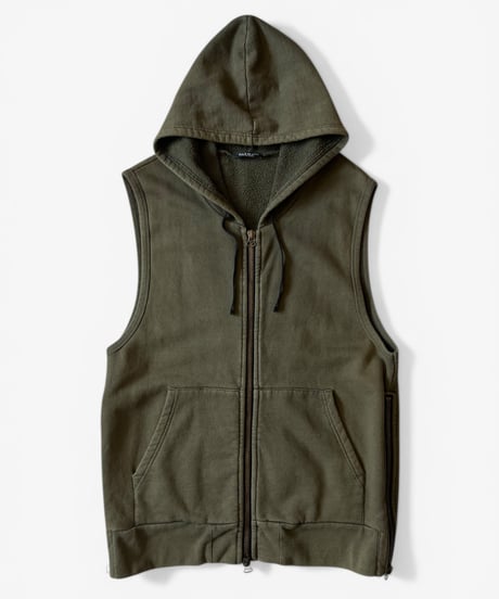 A/W 2010 BALMAIN BY CHRISTOPHE DECARNIN WIRE ZIP HOODIE VEST［M］
