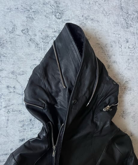 Bajra Goatskin Leather Parka