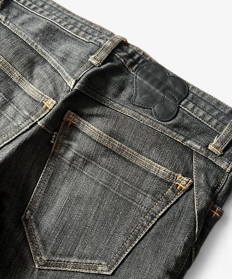 S/S 2008 NUMBER (N)INE “BIRDS” GREY DENIM
