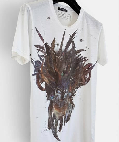 A/W 2011 BALMAIN HOMME BY CHRISTOPHE DECARNIN WOLF T-SHIRT［M］