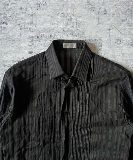 S/S 2005 Dior HOMME “BECK” Sheer Stripe Dress Shirt