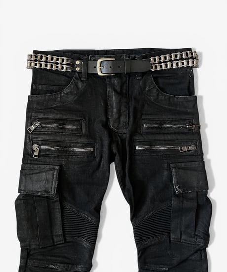 S/S 2011 BALMAIN BY CHRISTOPHE DECARNIN DOUBLE BIKER CHAIN BELT