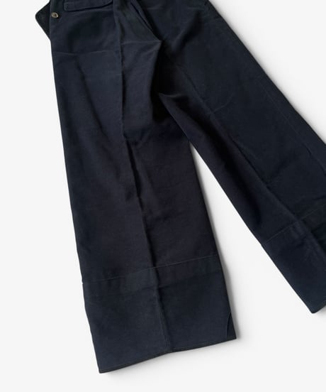A/W 2002 YSL RIVE GAUCHE BY TOM FORD MOLESKIN BAGGY TROUSERS