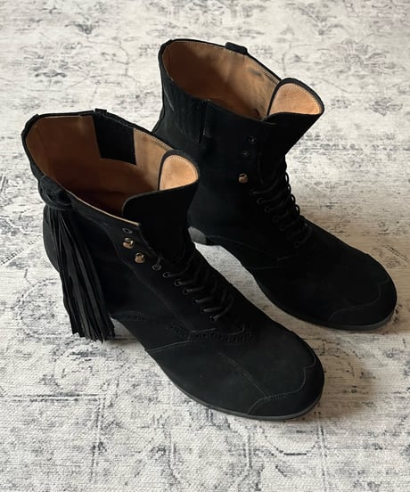A/W 2013 Takahiro Miyashita the SOLOIST Fringe Suede Heel Boots