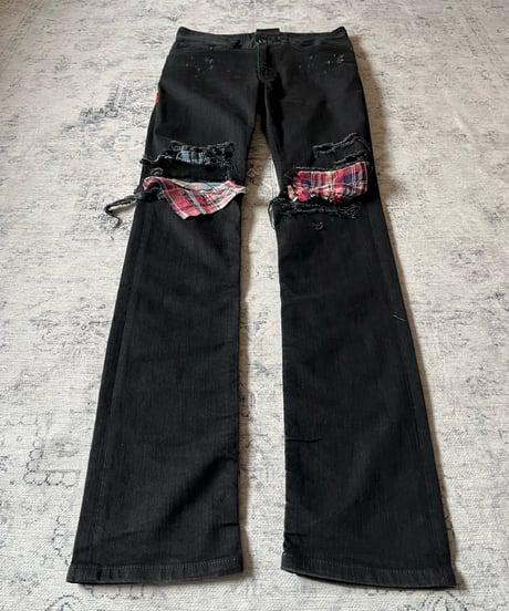 2000s L.G.B. Scarf-Docked Denim
