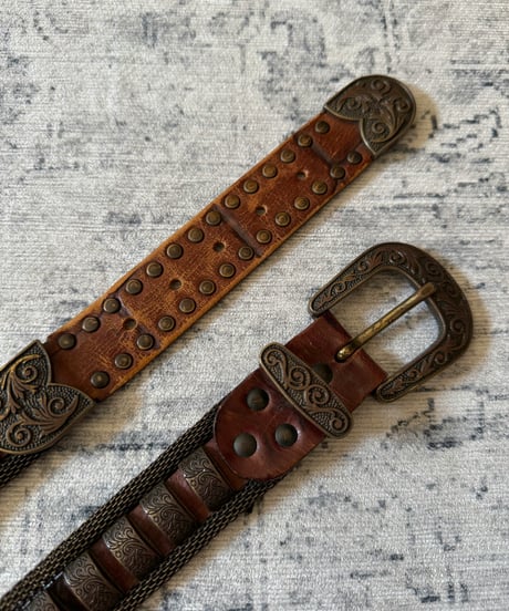 2000s Italy metal chain belt