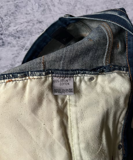 A/W 2006-2007 Dior HOMME by Hedi Slimane Spiky Wash Denim