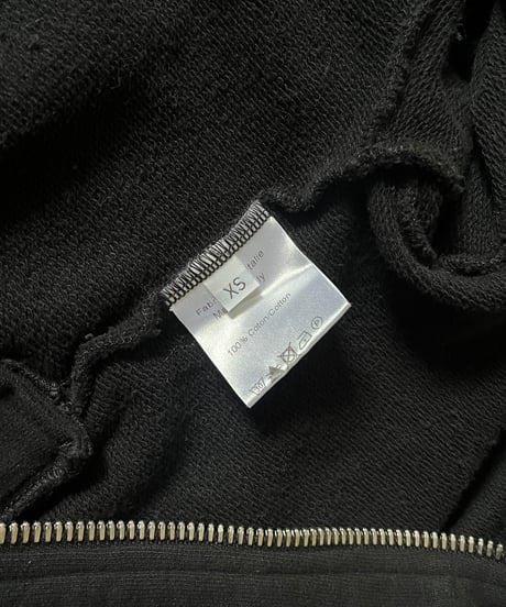 S/S 2011 BALMAIN BY CHRISTOPHE DECARNIN CREST EMBLEM ZIP HOODIE