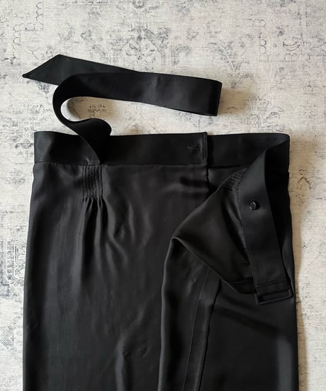 S/S 2007 Dior HOMME "WE LOOK GOOD TOGETHER" Silk Wrap Skirt
