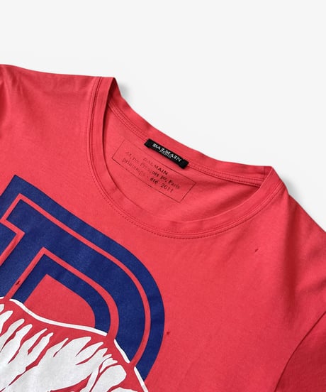 S/S 2011 BALMAIN BY CHRISTOPHE DECARNIN DISTRESSED T-SHIRT