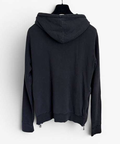 A/W 2011 BALMAIN HOMME BY CHRISTOPHE DECARNIN TIGER EMBROIDERY ZIP HOODIE［XS］