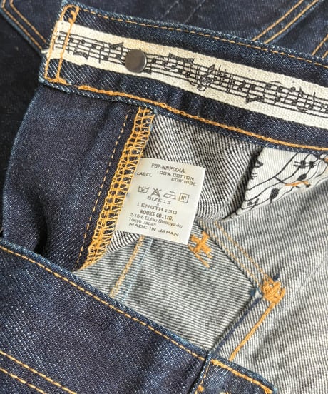 A/W 2007 NUMBER (N)INE “LOVE GOD MURDER” CRYING HEART 8-POCKET DENIM［3］
